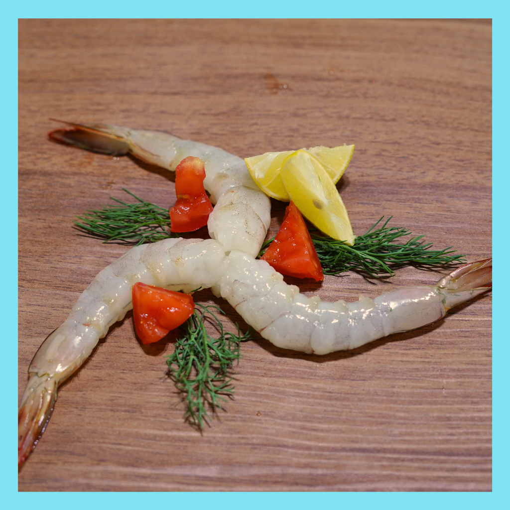 Frozen 1 KG Jumbo Shrimps Peeled Tail on 11/15