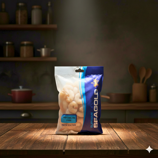 1 KG Jumbo Shrimps Peeled Tail On 21/25 (Frozen)