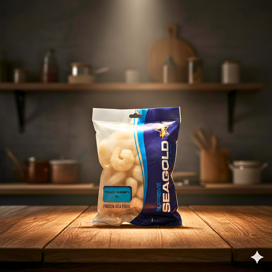 1 KG X-Large Peeled Prawns (Frozen)