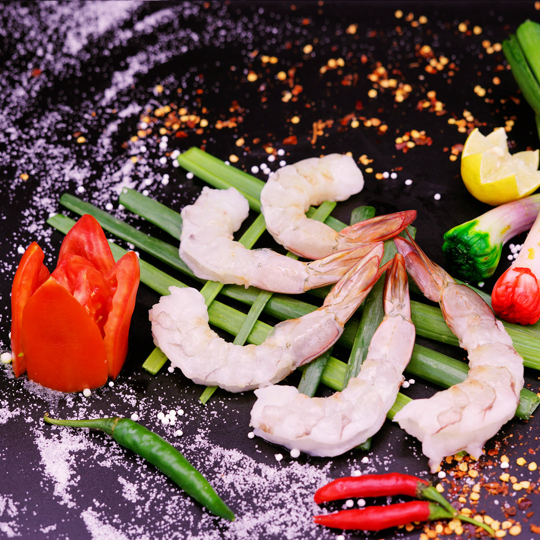 1 KG Jumbo Shrimps Peeled Tail on 11/15 (Frozen)
