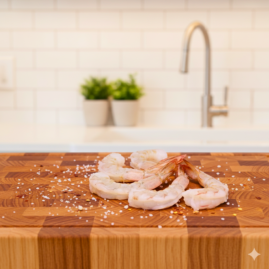 1 KG Jumbo Shrimps Peeled Tail on 11/15 (Frozen)