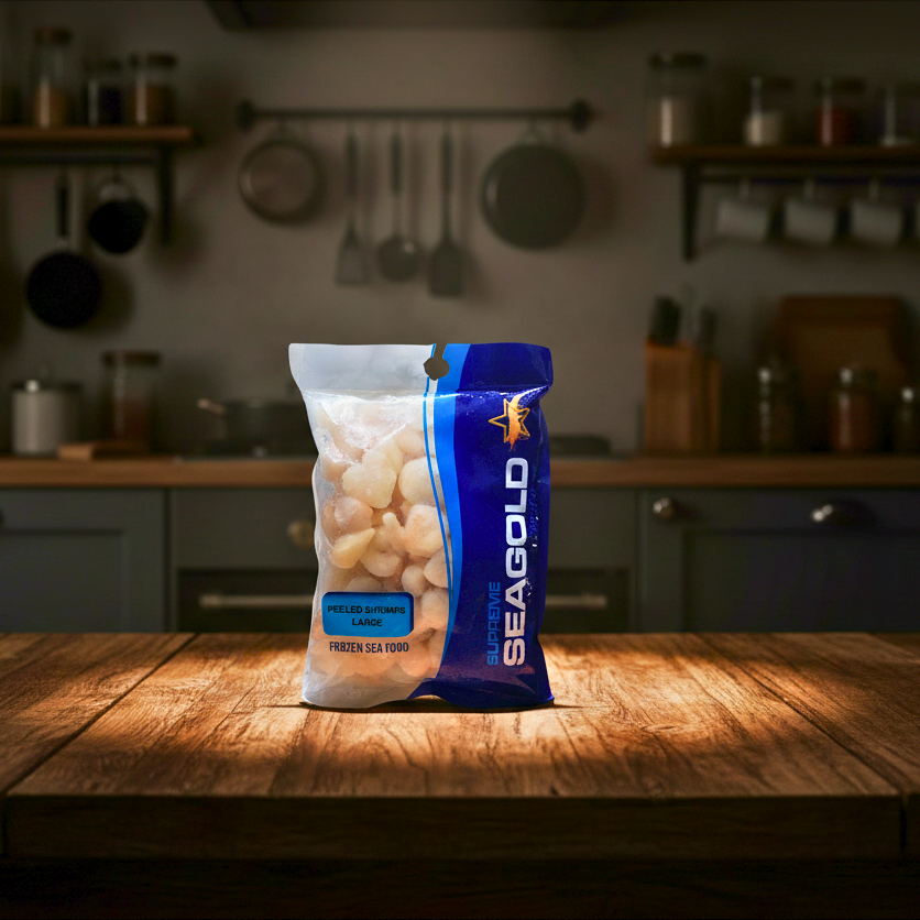 1 KG Large Peeled Prawns (Frozen)