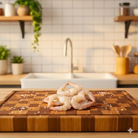 1 KG X-Large Peeled Prawns (Frozen)
